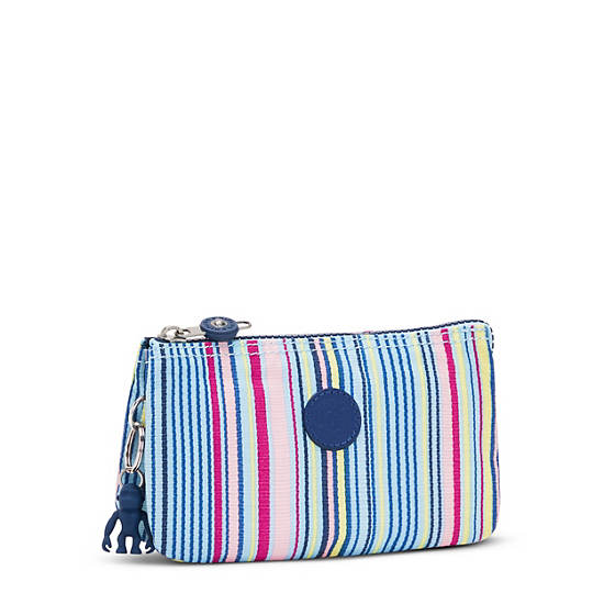 Kipling Creativity Large Printed Zak Blauw Wit | BE 1728SG